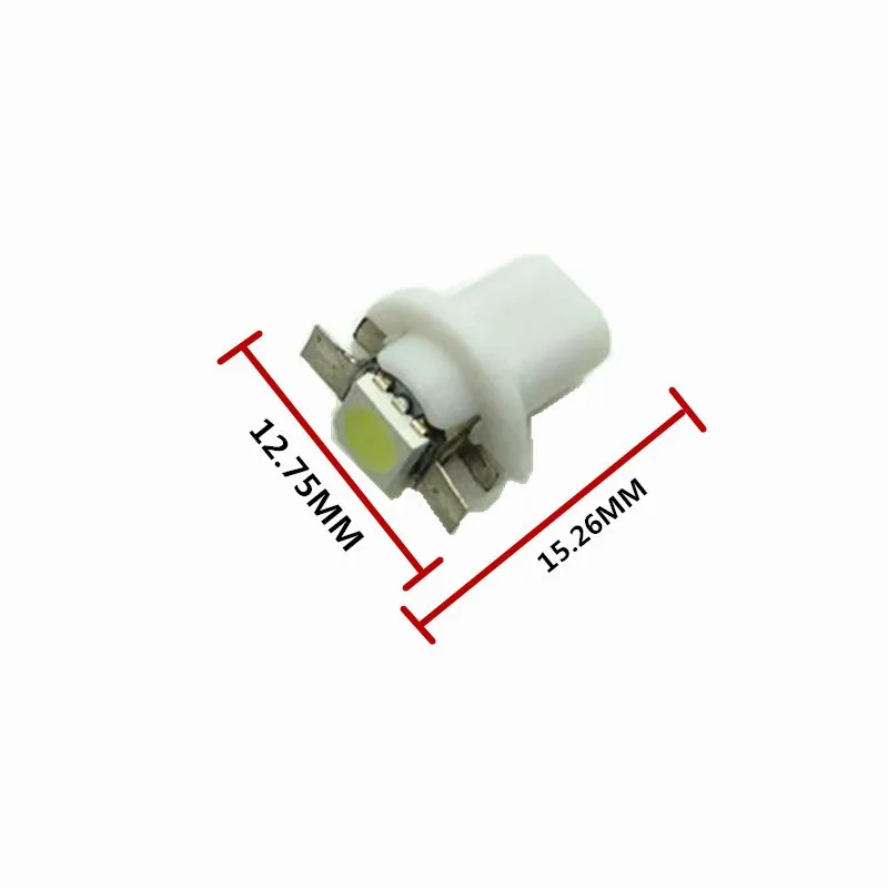 10 шт./лот b8 5 5050 Led 1 SMD T5 LED лампочка для планшета инструмент Lumire Ampoule 12 В|led instrument|t5