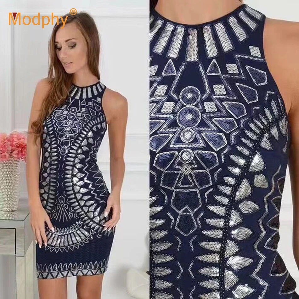 dark blue tight dress