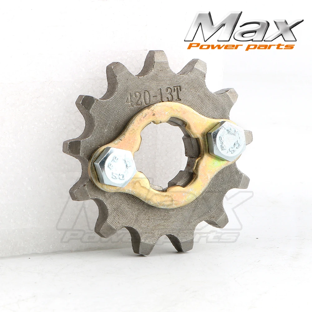 

420 10T 11T 12T 13T 14T 15T 16T 17T 18T 19T 20mm Drive Front Counter Sprocket ATV PitBike Lifan YX Loncin 125 140 dropshipping