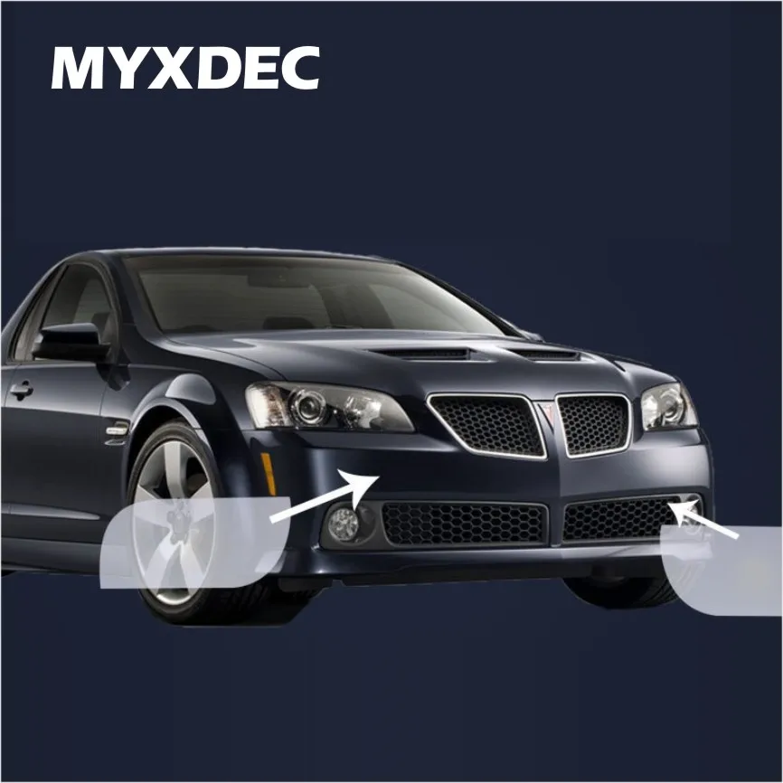 4x Universal Rhino Skin Car Bumper Hood Paint Protection Film Vinyl Clear Transparence Film Stickers Car body Stickers Auto