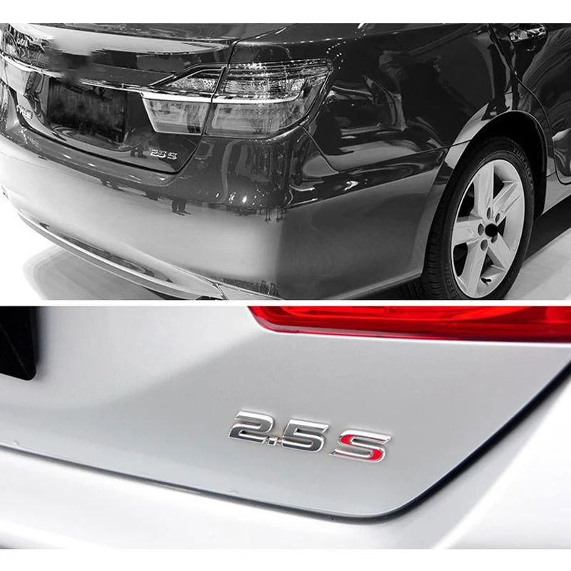 3D металлическая наклейка для кузова автомобиля, аксессуары для Toyota Camry Reiz 2,5G S Q, авто, эмблема смещения, значок, наклейки