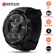 Zeblaze Thor PRO 3G GPS WIFI Smartwatch Android 5,1 MTK6580 Quad Core 1GB 16GB 2,0 MP Cámara Monitor de ritmo cardíaco reloj inteligente