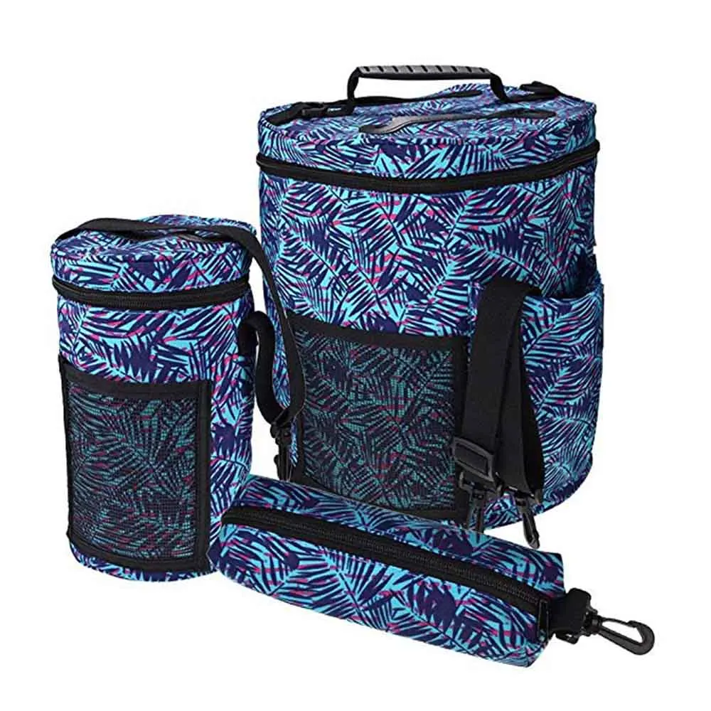 

3pcs/set Portable Yarn Storage Bag For Crocheting & Knitting Organization Yarn Case