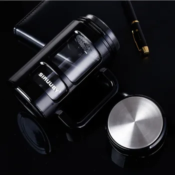 

1 Pcs Deluxe Double Glass Cup Portable Cup High Quality Student Insulation Glass Belt Handle Unique Birthday Gift 6ZDZ257