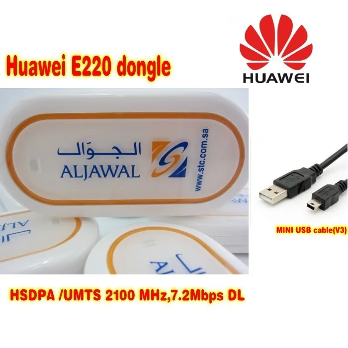 Лот 100 шт. разблокировать HSDPA 7.2 Мбит/с Huawei E220 3G интерфейсом USB модем и 3G usb модем