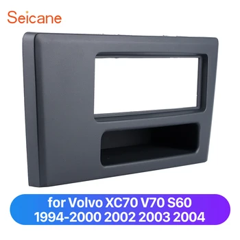 

Seicane One Din Car Dashboard Panel Frame Kit for 1994-2000 2002 2003 2004 Volvo XC70 V70 S60 Trim Mount in Dash