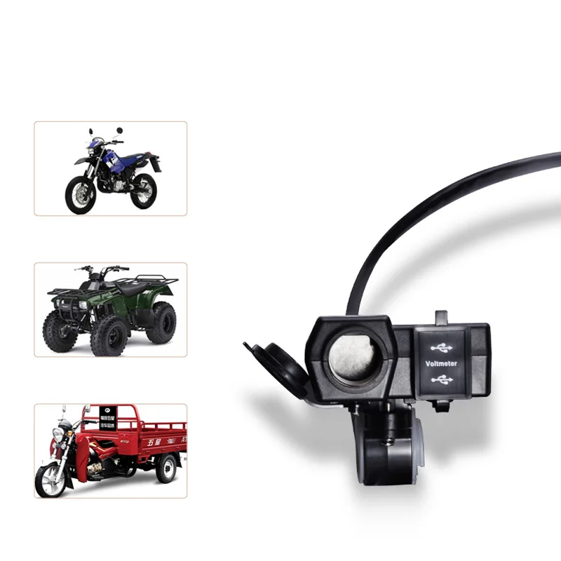  Universal Adapter Bike Griff Elektrische Motorrad Wasserdichte USB Ladegerät Port Power Adapter für