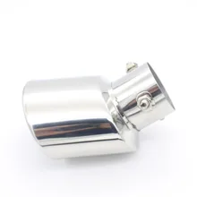 Dongzhen 1X Stainless Steel Exhaust Tail Pipe Muffler Silencer for Focus RIO K2 Cruze Solaris Verna Car Rear Tail Throat Exhaust