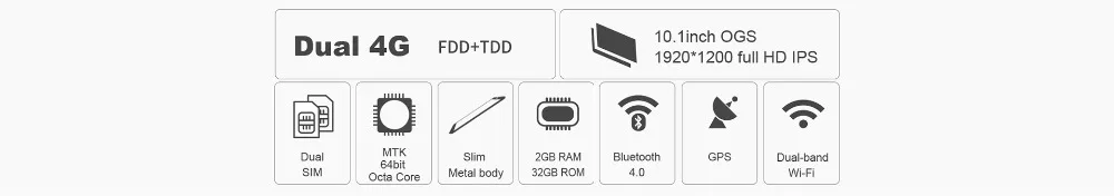 Best Original TECLAST 98 Octa core tablet MT6753 2GB ram 32GB rom 10.1 inch MID Tablet 1920*1200 IPS LTE WCDMA GSM WiFi Dual-SIM GPS 1