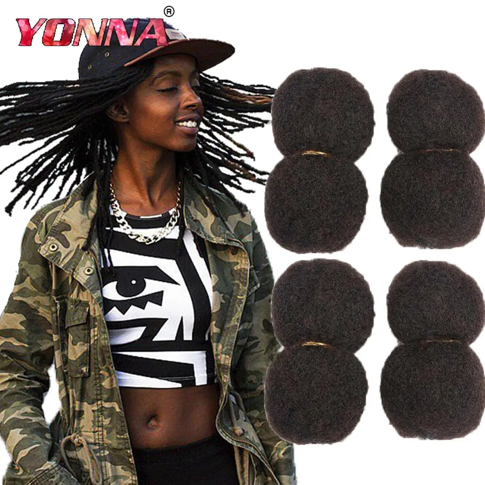 Yonna Tight Afro Kinky Bulk Human Hair 100 Human Hair For