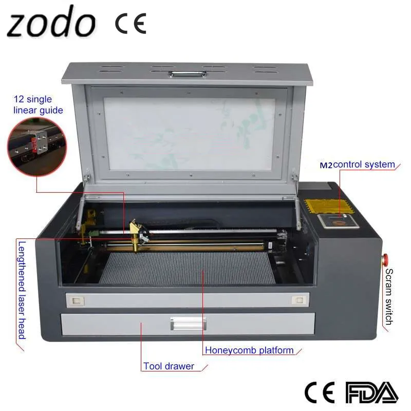 

cheap price 50W 400X600MM laser carver 460 mini laser engraving cutting machine