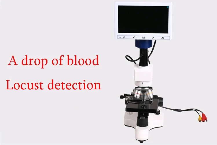 Professional Biological Microscope 400X with 3 Inches LCD Screen For Blood Detection Mites Aquaculture Instrument-16