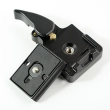 SETTO 323 Quick Release Clamp Adapter For Camera Tripod with Manfrotto 200PL 14 Compat Plate BS88