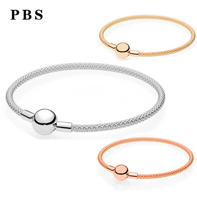

PBS 100%925 Sterling Silver Original Copy High Quality 1:1 Bracelet Multi-color Logo Free Free Wholesale Manufacturers