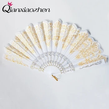 

Qianxiaozhen 4pcs Printing Hand Fans Wedding Favors And Gifts Wedding Gift For Guest Wedding Wedding Souvenirs Ideas