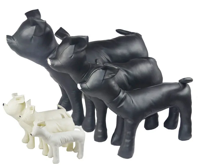 Товары для домашних животных модель собаки черная, белая кожа Чихуахуа модель собаки