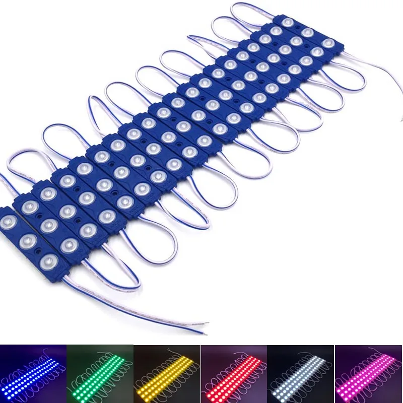 

100pcs/lot Waterproof IP65 SMD2835 3Leds Led Module DC12V LED backlighting indoor/outdoor lights