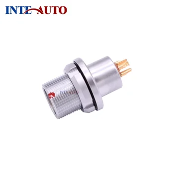 

MEG M12 1B 2 3 4 5 6 7 8 10 14 16 Pin Watertight Female vacuum-tight back panel mounting receptacle, MEG.1B