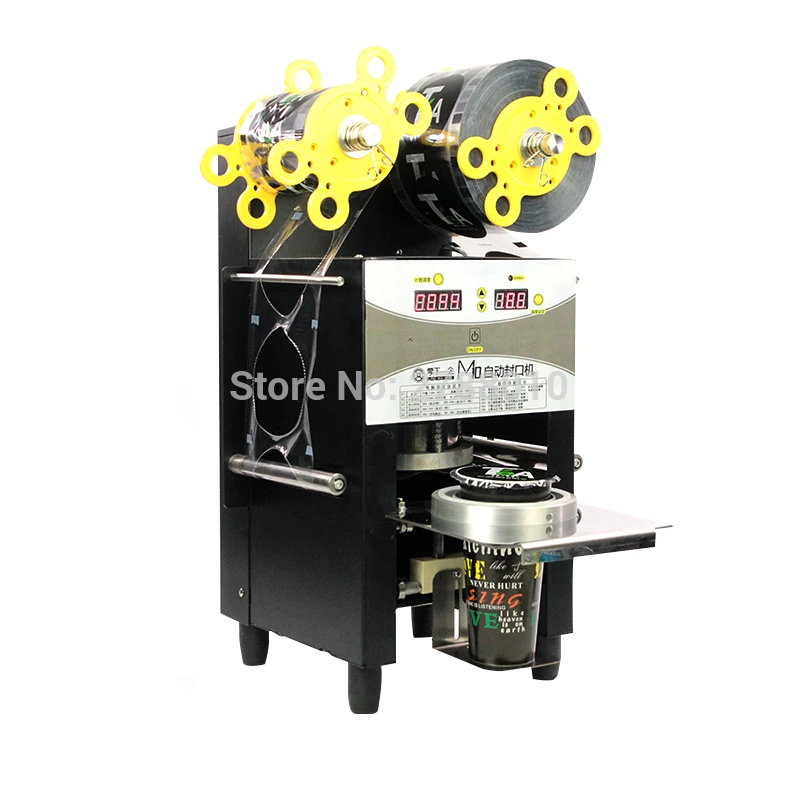 Automatic Plastic Cup Sealing Machine 95mm/90mm Electric Milk/ Coffee Cup Sealer Paper/Plastic Cup Sealing Machine M10 Automatic Plastic Cup Sealing Machine 95mm/90mm Electric Milk/ Coffee Cup Sealer Paper/Plastic Cup Sealing Machine M10