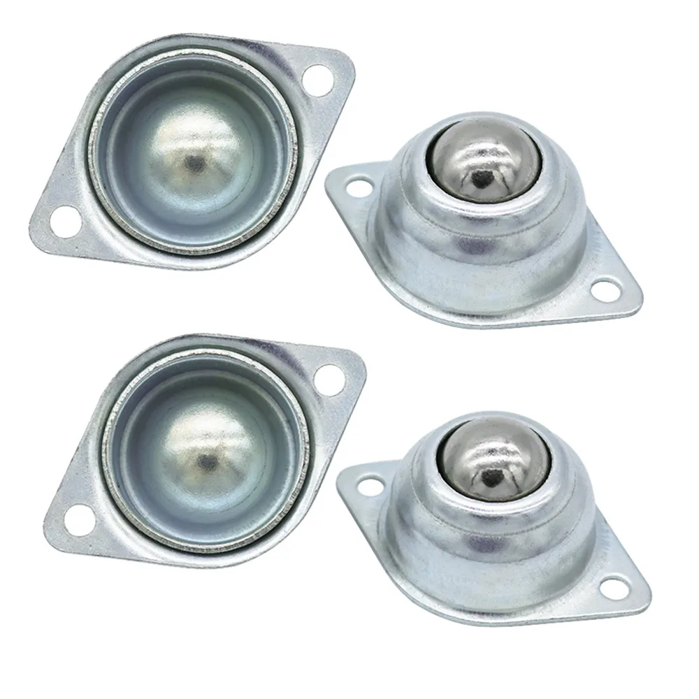 Mounted Ball Transfer 4pcs Screw Mounted Round Ball Universal Rotation