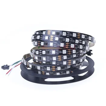 

1m/5m/roll 16.5ft DC12V 2811 ic 5050 SMD rgb strip addressable 30/48/60leds/m led pixels strip external 1 ic control 3 leds