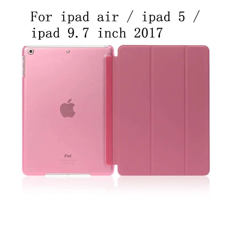 Роскошный планшет противоударный Смарт кожаный чехол-подставка для Apple IPad Air Pro 9,7 дюймов IPad 2 3 4 I Pad 5 6 Air 1 2 Coque - Цвет: For ipad air pink