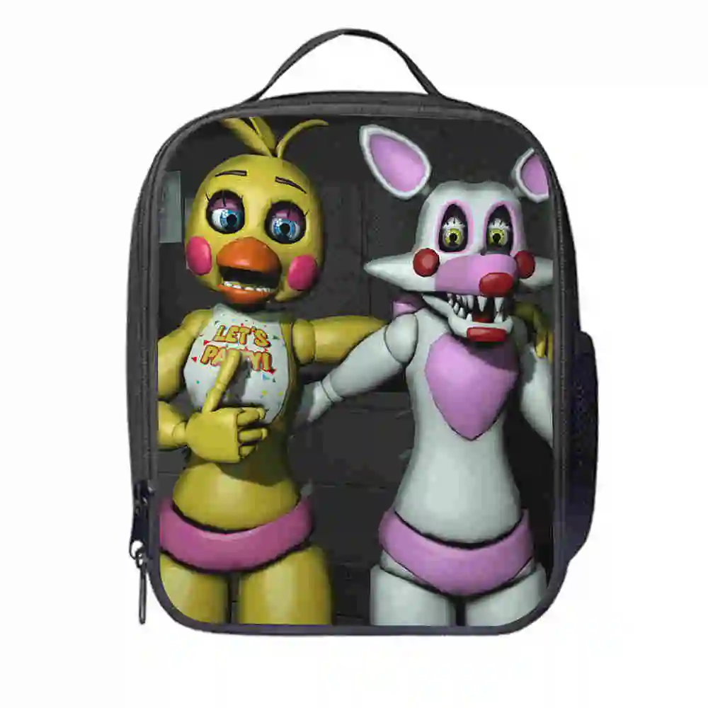 FNAF обед мешок животных индивидуальные Freddy сумки Чика; Фокси Для женщин Для мужчин подростки мальчики девочки малыш школы изолированный охладитель тотализатор поле - Цвет: 011LB13