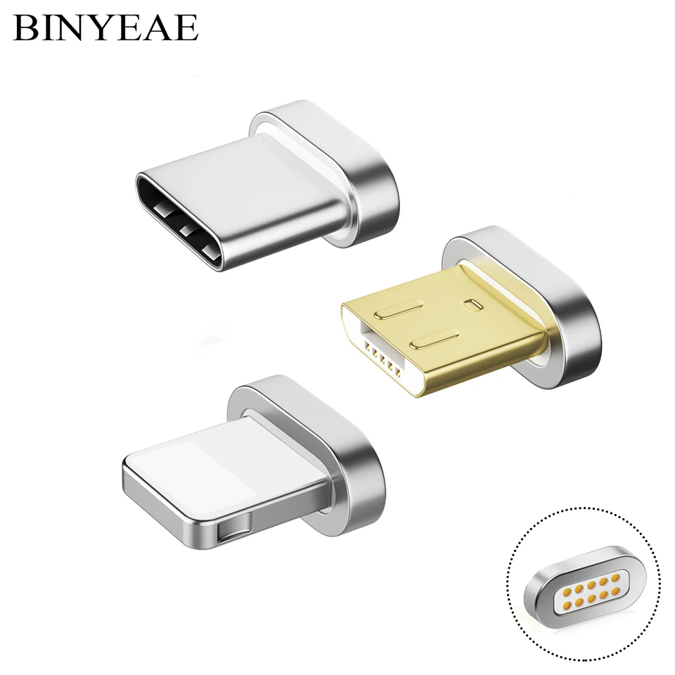 

Mini Magnetic Male Plug For Huawei P20/Mate 10/Pro/Lite USB Type C Charger Cable Micro USB USB-C Magnet Charging Cabel Connector