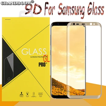 

30pcs 9D Full Coverage Curved Tempered Glass For Samsung Galaxy S20 Ultra S10 Lite Note 10 Plus 9 8 Screen Protector With Box