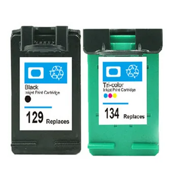 

Hisaint Compatible for HP 129 134 Ink Cartridge For HP 8050 C4140 C4150 C4150 C4180 C4183 C4188 Ink Jet Printer Real Hot Sale