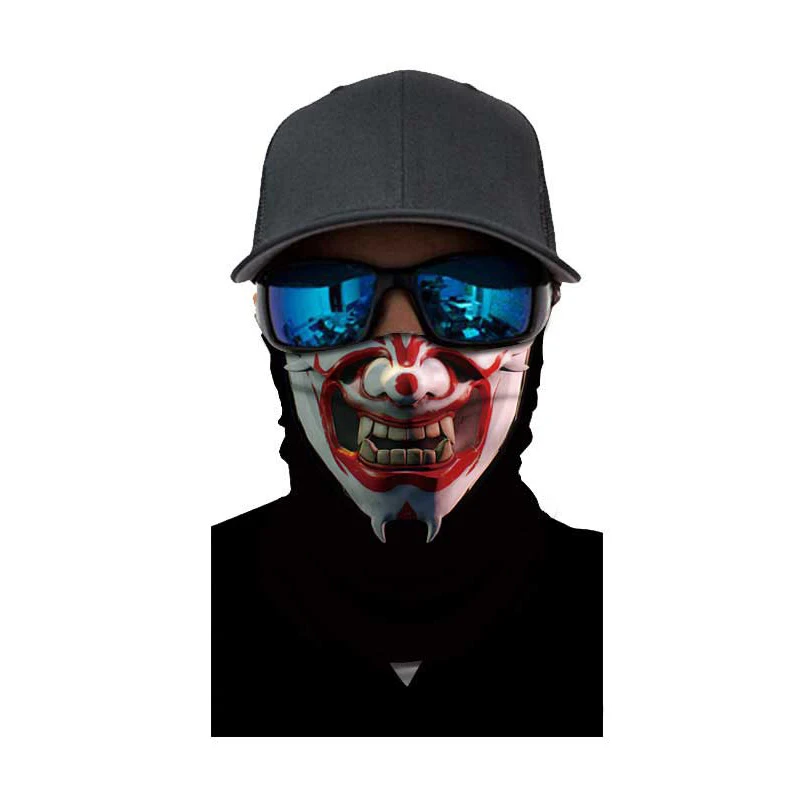 Джокер повязка на голову Балаклавы Хэллоуин маска призрак лицо щит мотоциклетная маска Foulard Moto летний шейный шарф Herobike мотоцикл лицо Ma