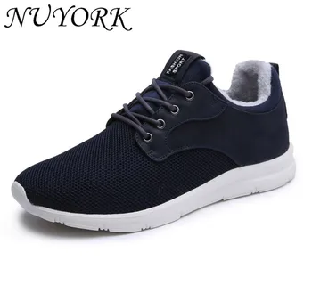 

New listing hot sales Autumn And Winter Keep warm Men's shoes sports shoes Plus cashmere men running shoes Q96