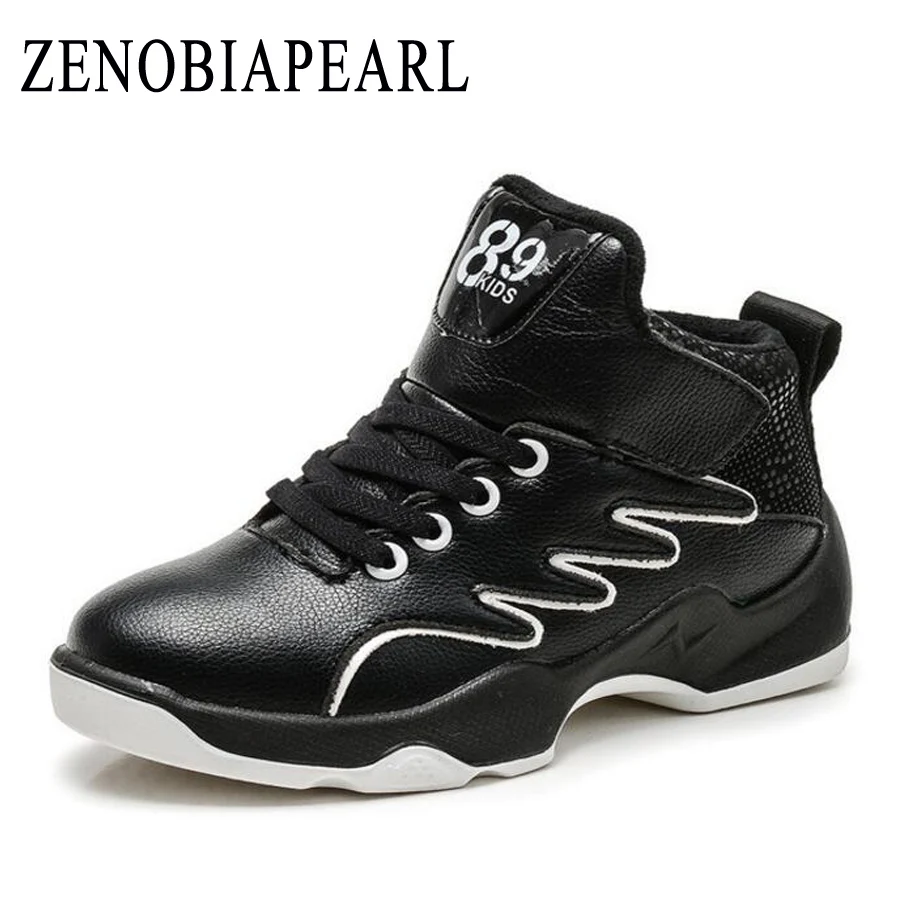 

Boys Genuine Leather Shoes Spring Autumn Winter Boys Children Leisure Sneakers Shoes Fashion Breathable Warm Sports shoes
