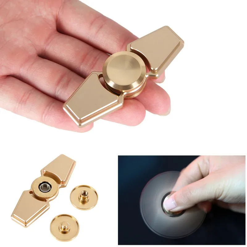 

Aluminum Alloy Finger Spinner Fidget EDC Hand Spinner For Autism and ADHD Relief Focus Anxiety Stress Gift Toys Hot Sale
