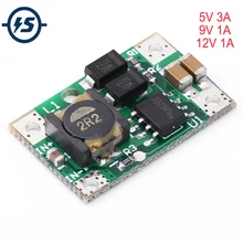 Стабилизатор для быстрой зарядки 5 в 3 А 9 в 1 а 12 в 1 а DC-DC повышающий силовой модуль усилитель силовой модуль регуляторы напряжения