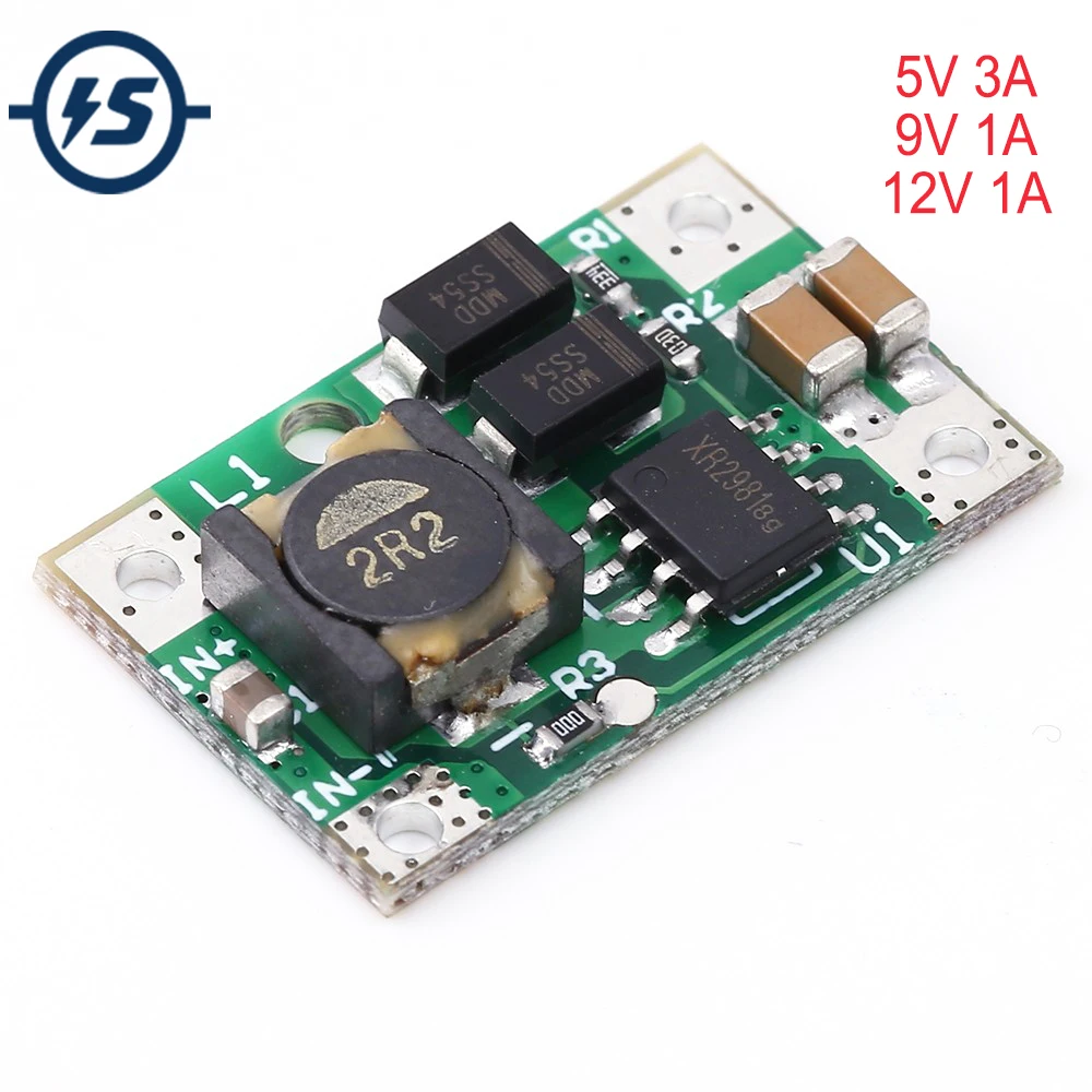

Stabilizer Fast Charging Converter 5V 3A 9V 1A 12V 1A DC-DC Step Up Power Module Booster Power Module Voltage Regulators