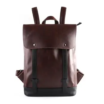 

bag again 030617 new hot man leather backpack male vintage travel bag