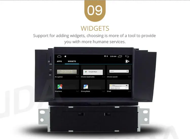 Perfect LJDA 1 Din 7 Inch Android 9.1 Car DVD Player For Citroen C4 C4L DS4 Wifi GPS Radio 2G RAM GPS Navigation Radio WIFI Multimedia 11