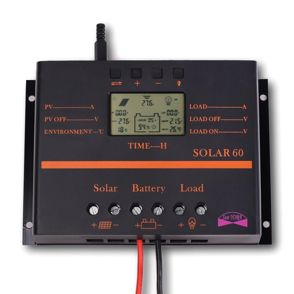 

30A 60A 80A Plus LCD Solar Panel Battery Charge Controller Regulator 12V 24V PWM