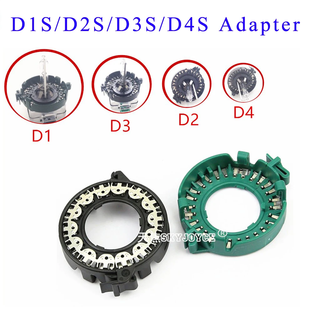 1 пара D1S D1R HID лампы адаптеры металлический зажим фиксатор база адаптер D1S D3S D2S D4S проектор фара держатель для D1S D2S D3S D4S