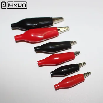 

600pcs High Quality Big Medium Small Steel Alligator Clip with PVC Shell Welding or Line Pressing