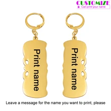 Anniyo персонализированные имя серьги Гавайи для женщин девочек Marshall Guam Нержавеющая Сталь Ювелирные изделия настроить буквы#066321