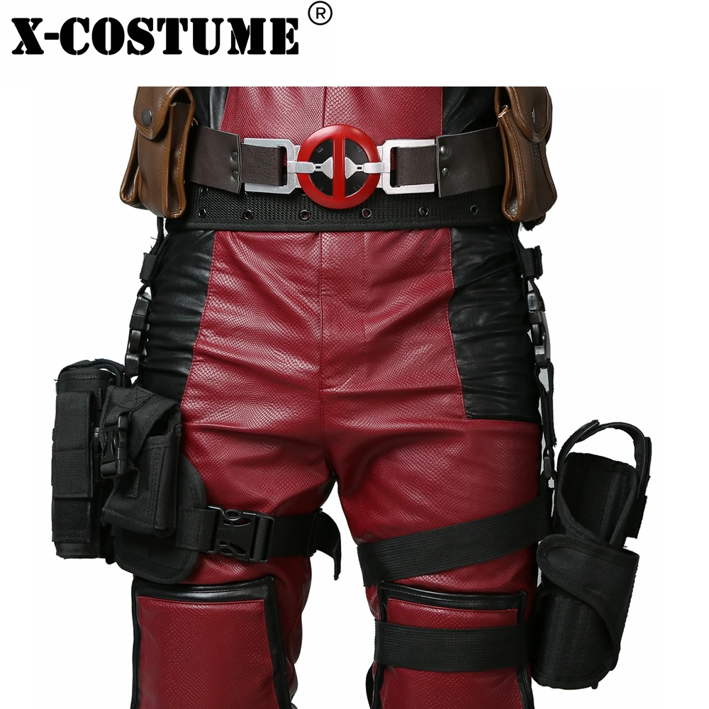X COSTUME Deadpool Tactical Leg Bag Wade Wilson Cosplay Prop