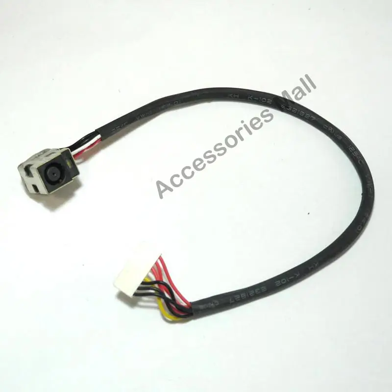 Original DC power jack in cable harness for HP Pavilion HDX16 X16 X16T-1200