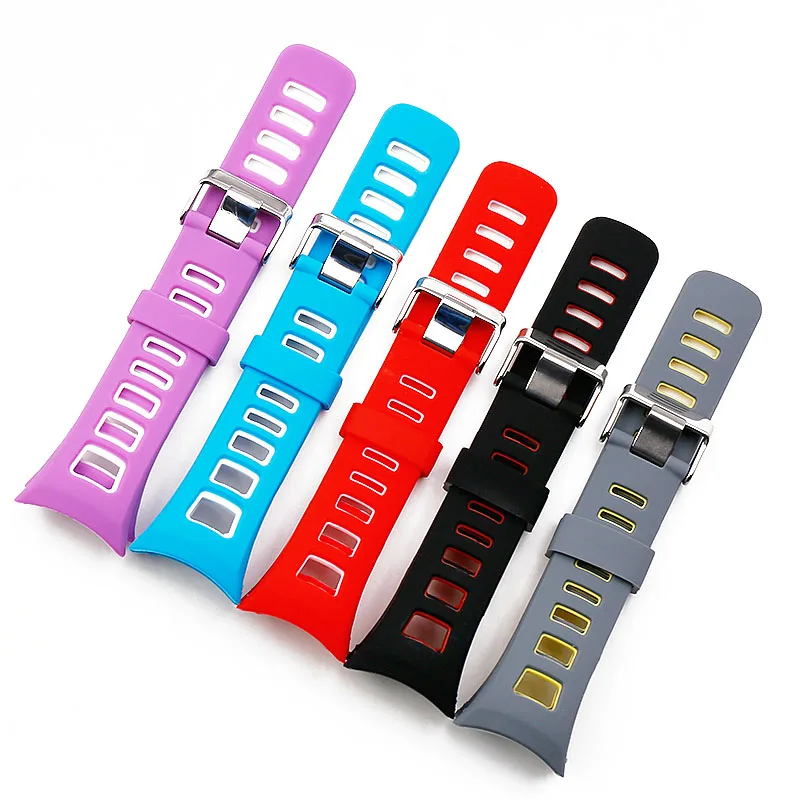 Watch accessories silicone strap men's pin buckle outdoor sports waterproof strap for SUUNTO QUEST rubber strap women watch band