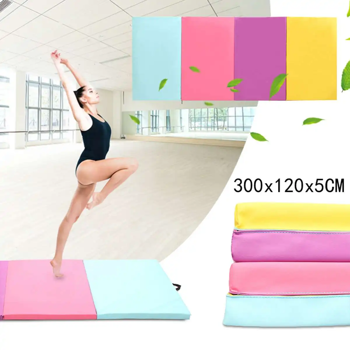 Foldable Gymnastics Mats Indoor Sports Folding Fitness Gym