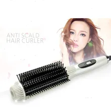 Электрическая щетка для завивки волос, быстрый нагреватель, локон с выпрямителем, расческа, стиль, прямее, Волшебная ионная прическа, локон, палочка, волнистый Утюг