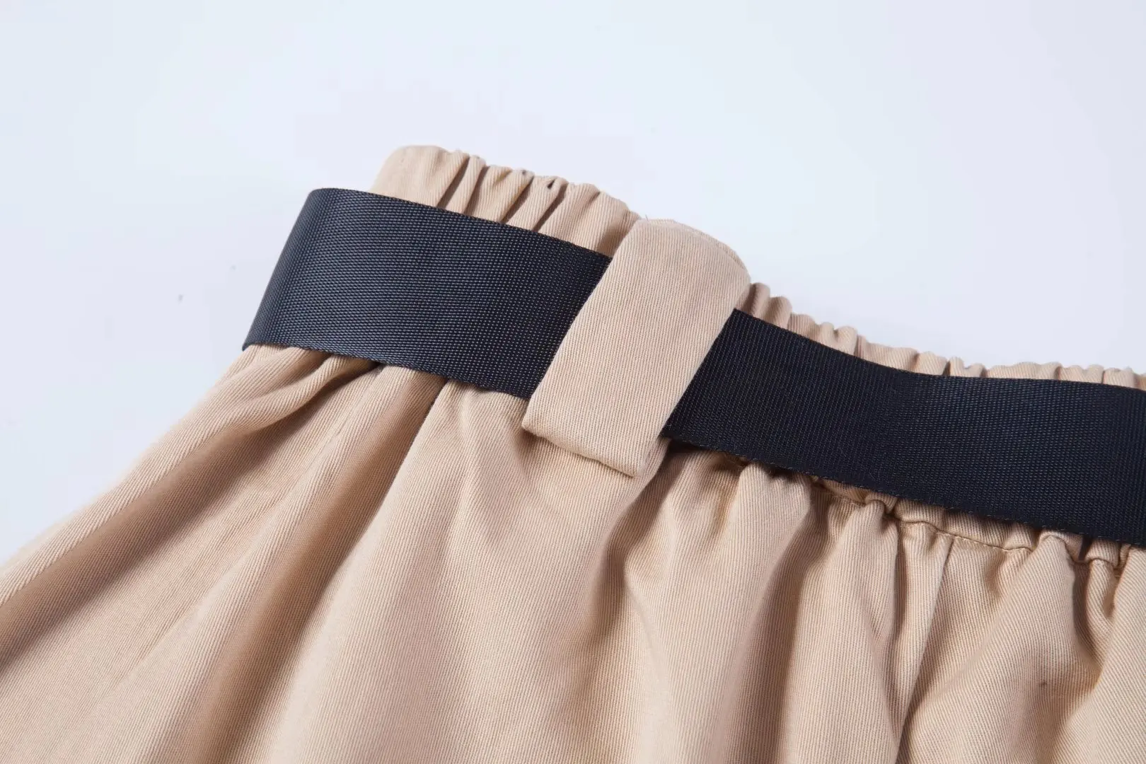 LASPERAL Женская высокая талия широкие брюки карго шорты черный пояс карман Женские шорты 2019 Лето Винтаж молния сафари женская одежда