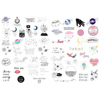 

1 PCS Universe Science Words Precut Sticker Kawaii Stationery Cute Sticky Notes Planner Stickers School Office Decor