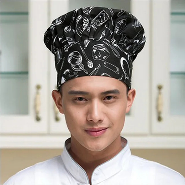 Buy Designed Bakery Pastry Chef Hat Adjustable